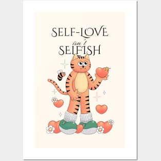 Self-Love Cat Posters and Art